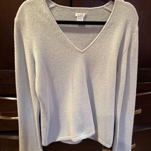 Aqua v-neck sweater